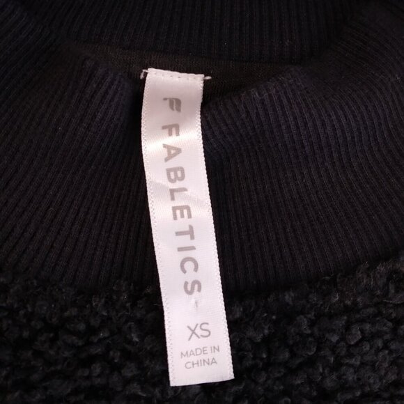 Fabletics Malia Polar Fleece Black Lined Pullover Size XS - Picture 11 of 14
